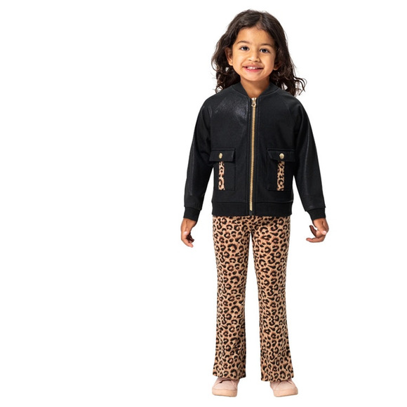 Little Lass Other - Little Lass Toddler Girls' Jacket, Tee, and Pant 3-Piece Set, Sizes 4T (22)